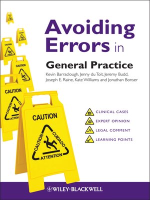 cover image of Avoiding Errors in General Practice